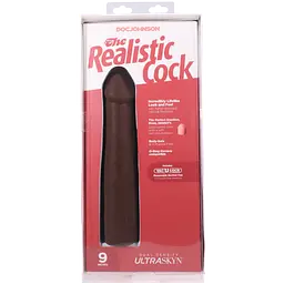 Фалоімітатор Doc Johnson The Realistic Cock ULTRASKYN 9 Inch, 22.9 см - мініатюра 10