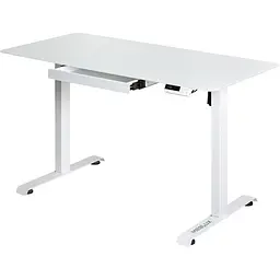 Стіл Mealux PowerDesk Glass White з електрорегулюванням висоти (EVO-201 Glass/White)
