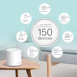 Система WiFi-Mesh Deco X60 AX3000, 1xGE LAN, 1xGE WAN, 1мод TP-Link teh0017067 - мініатюра 9