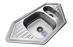 Кухонна мийка Romzha Meduza 1.5C Satin RO49644, Сірий - мініатюра 4