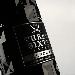 Горілка Three Sixty Vodka Black 42, 42%, 1 л - мініатюра 5