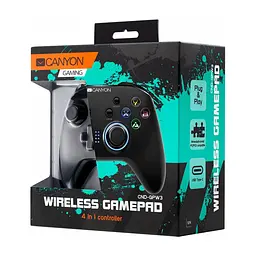 Геймпад Canyon CND-GPW3 Wireless android/PC Black (CND-GPW3) - мініатюра 4