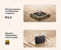 Аудіоприймач Bluetooth 6.0 UGREEN BT505 з аудіовиходами AUX 3,5 мм та 2×RCA L/R з підтримкою LDAC AAC SBC близько 15 год роботи від акумулятора сполучення з 2 пристроями з відтворенням з одного кнопка відтворення та паузи робота під час заряджання заряджання через USB-C темно-сірий із чорним (55545) - мініатюра 6