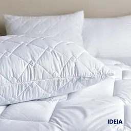 Уцінка. Набір Ideia Classic: ковдра + подушки, 2 шт., євростандарт, білий (8-32955 білий)  - мініатюра 7
