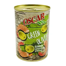 Оливки Oscar фаршировані креветкою 280 г