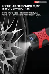 Павербанк 8000 мАч з функцією автостартера 500A (peak 1000A) та компресора XON PowerBoost Air (TCWBA1008B 5439) Чорний - мініатюра 10