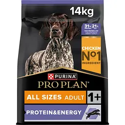 Сухий корм Purina Pro Plan Protein & Energy для дорослих собак усіх розмірів з куркою 14 кг