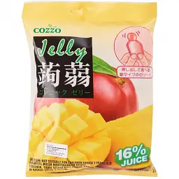 Фруктовий десерт Cozzo (желе із соком) зі смаком манго 160 г (8 х 20г)