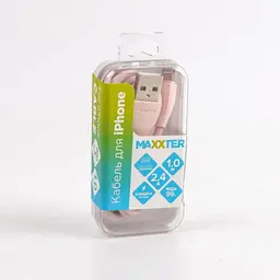 Кабель для передавання даних Maxxter USB 2.0 AM to Lightning 1.0m (UB-L-USB-01GP) - мініатюра 4