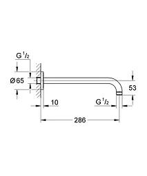 Душева система прихованого монтажу Grohe Eurosmart (33556003+28576000+27541001) UA33556003, Хром - мініатюра 5