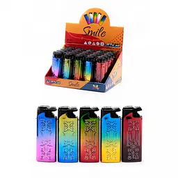 Запальнички Smile Turbo Jet ЗСУ Тризуб блок 25 шт - мініатюра 2