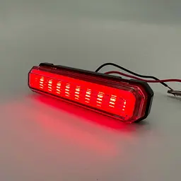 LED Габарит Thoc Auto 85 х 20 мм 12/24V 9 діод Неоновий Червоний (ТН-952) 1 шт. - мініатюра 3