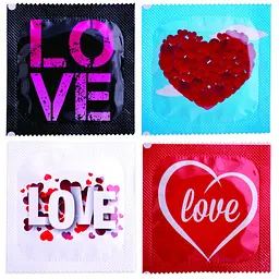 Презервативи з серцями Pasante Love