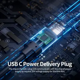 Кабель живлення No Brand Starlink Mini USB Type-C 15 м Сірий (2688204489) - мініатюра 7