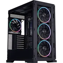Корпус 1stPlayer IF8-BK-4FO7-14 Black - мініатюра 2