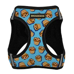 Шлея для собак Bronzedog Sport Vest Кекси XXS 15х13х3 см блакитна - мініатюра 2