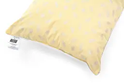 Подушка пухова MirSon Karmen №1800 Bio-Beige м'яка пух 90% 50х70 см біло-бежева (2200003011753) - мініатюра 4