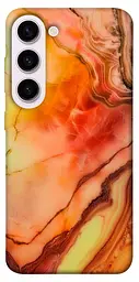 Чохол Demsky Червоний корал мармур для Samsung Galaxy S23+