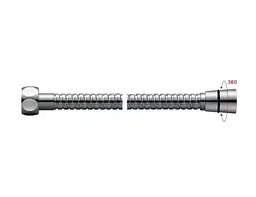 Душовий шланг Gappo 1500 мм, хром G46 - мініатюра 1