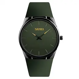 Наручний класичний годинник Skmei 1601S Зелений - мініатюра 2