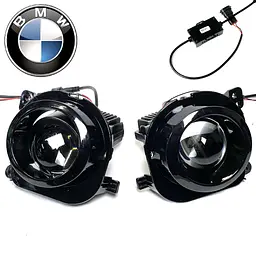 Протитуманні LED фари для BMW 5 series X2 X6 Ø76 мм 35W 6000K Універсальні Біле Світло (GTW-G38)