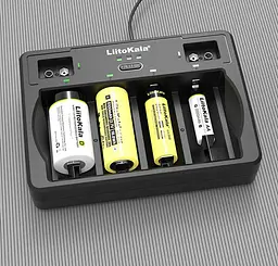 Зарядний пристрій LiitoKala Lii-D4 для акумуляторів АА, ААА, 18650, 21700, 26650, 32700 Li-ion, Ni-MH, Ni-Cd, Крона 9В (19419) - мініатюра 6