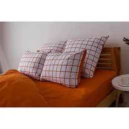 Постільна білизна двоспальне ТЕП Terracotta Check 2-01691-25217 180х215 см - мініатюра 2