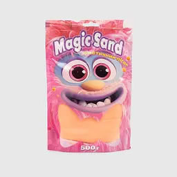 Кінетичний пісок Magic Sand, 39403-7, оранжевий, 0.5 кг