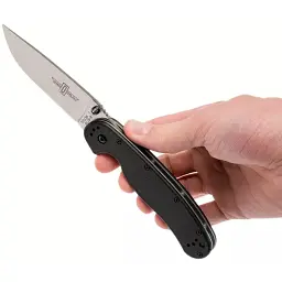 Ніж Ontario Knife RAT I AUS-8 Black - мініатюра 5