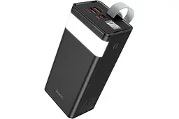 Зовнішній акумулятор Hoco J86 40000mAh 6931474759214 із лампою чорний - мініатюра 6