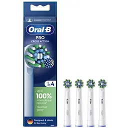 Насадка для зубной щетки Oral-B Cross Action EB50RX 4 шт (8006540847770)