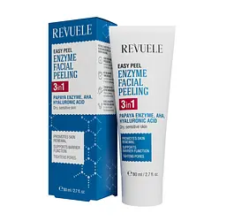 Ензимний пілінг для обличчя EASY PEEL 3в1 Revuele 80 мл - мініатюра 2