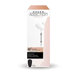 Фалоімітатор Addiction 8″ Rotating Thrusting Dong Vanilla з ротацією та пульсацією Naked - мініатюра 15