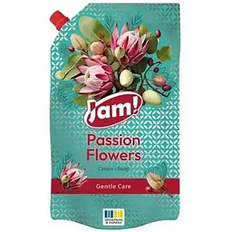 Крем-мило рідке JAM 900мл дой-пак Passion Flowers з гліцерином