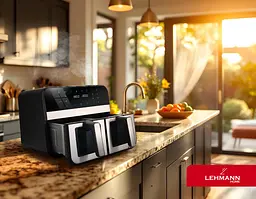 Аэрофритюрница двухкамерная Lehman Taste 9л WiFi - мініатюра 9