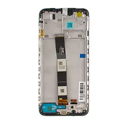 Дисплей для смартфона (телефону) Xiaomi Redmi 10A (2022), black (у зборі з тачскріном)(з рамкою)(Service Original)