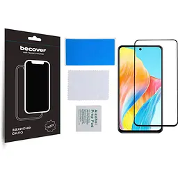 Захисне скло BeCover для Oppo A98 5G Black (709772) - мініатюра 2