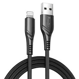 Кабель Avantis AC-06i Business USB – Lightning- чорний