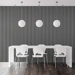 Декоративна стінова рейка Sticker Wall 160x23x3000мм (D) SW-00001534 Срібна - мініатюра 7
