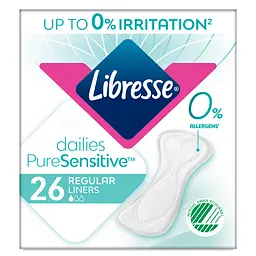 Щоденні прокладки Libresse Dailies Pure Sensitive Normal 26 шт.