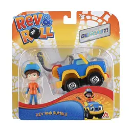 Игровой набор Rev&Roll Рев и Рамбл DieCast Рев и Рамбл (EU881011) - миниатюра 7
