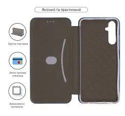 Чохол-книжка ArmorStandart G-Case для Samsung A05s (A057) Blue - мініатюра 3