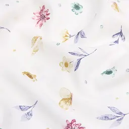 Пелюшка муслінова Cosas Flowers 80х100 см (MuslinDiapers_FlowersMothColor) - мініатюра 3