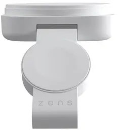 Бездротовий зарядний пристрій Zens 2-in-1 MagSafe + Watch Travel Charger White (ZEDC24W/00) - мініатюра 4