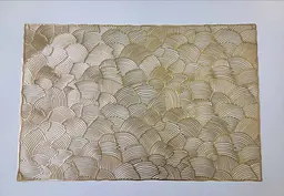 Підтарільник 30x45 см "Рибка", золотий