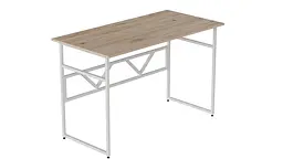 Комп'ютерний стіл Ferrum-decor Раян 75x100x60 білий ДСП Дуб Артізан 16мм (FRD-101124) - мініатюра 2