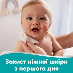 Набір: Дитячі вологі серветки Pampers 99% Water 720 шт. (12 упакокок x 60 шт.) - мініатюра 3