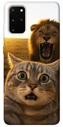 Чохол Demsky Shocked cat and lion для Samsung Galaxy S20+
