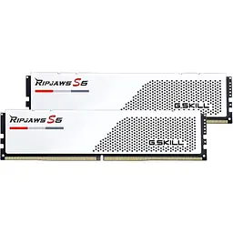 Модуль пам'яті DDR5 G.Skill Ripjaws S5 2x16GB 5600MHz White [F5-5600J4040C16GX2-RS5W] [148698]
