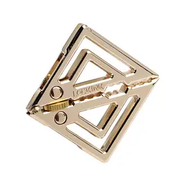 Затискачі для сосків з важкою підвіскою LOCKINK Adjustable Nipple Clamps with Heavy Pendant, під золото - мініатюра 4